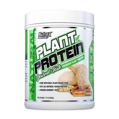Протеїн рослинний Nutrex Research Plant Protein печиво з корицею, 567 г