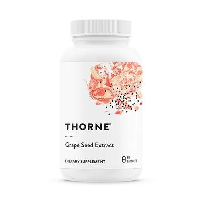 Екстракт виногадних кісточок Thorne Research Grape Seed Extract (OPC-100), 60 капсул