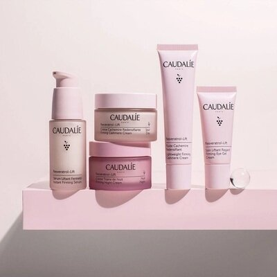 Флюїд для обличчя Caudalie Resveratrol Lift Cashmere легкий зміцнюючий, 40 мл