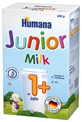 Суміш суха молочна Humana Junior Розчинне молочко для дітей з 12 місяців і старше, 600 г