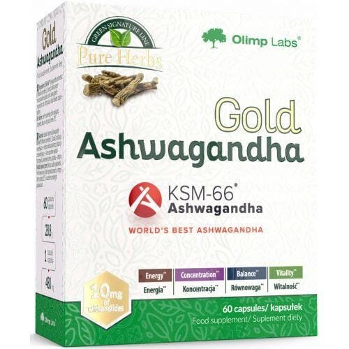 Ашваганда Olimp Gold Ashwagandha, 60 капсул