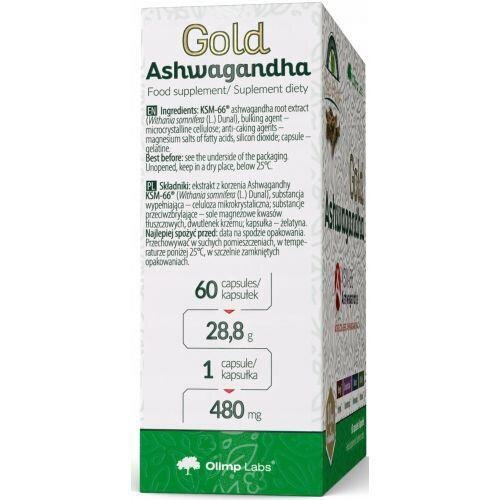 Ашваганда Olimp Gold Ashwagandha, 60 капсул