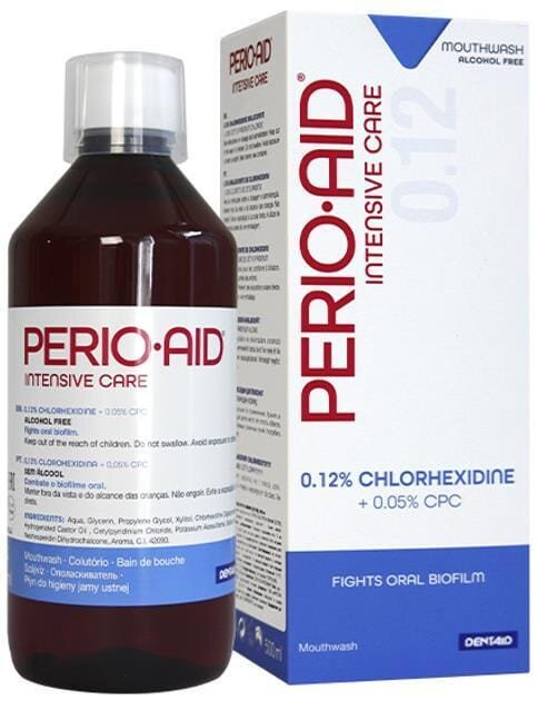 Ополіскувач для порожнини рота Dentaid Perio-Aid Intensive Care 0,12% хлоргексидин, 500 мл