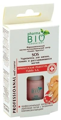 Зміцнювач для нігтів Pharma Bio Laboratory SOS для м'яких, тонких і розшаровуючих, 12 мл