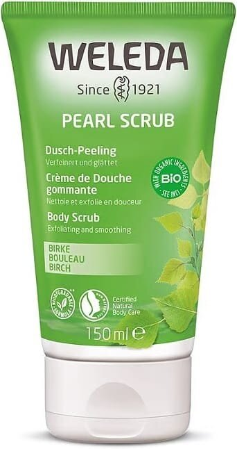 Гель-пілінг для душу Weleda Pearl Scrub Березовий, 150 мл
