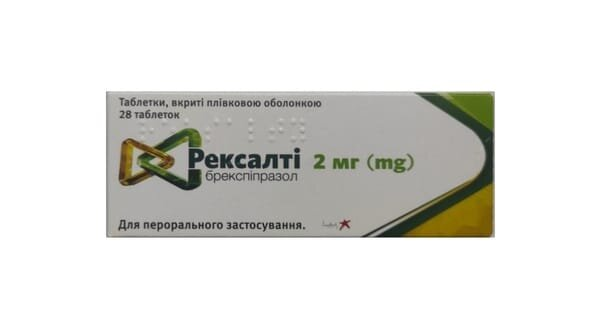 Рексалті таблетки, в/плів. обол. по 2 мг №28 (14х2)