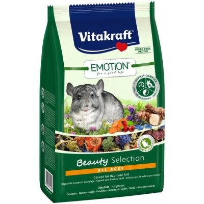 Корм для шиншил Vitakraft Emotion Beauty Selection, 600 г