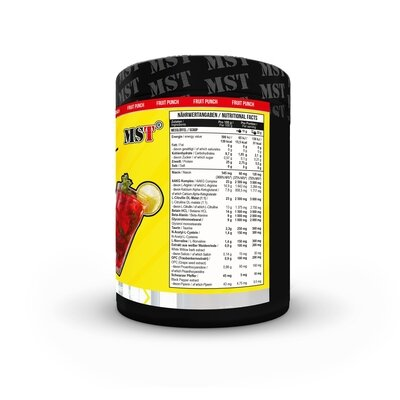 Передтренерувальний комплекс MST Nutrition Pump Killer фруктовий пунш, 550 г