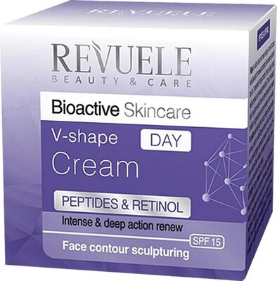 Крем для обличчя Revuele Bioactive Пептиди та Ретинол Формуючий денний, 50 мл
