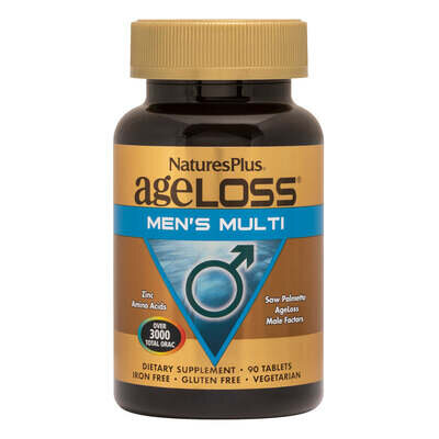 Мультивітаміни для чоловіків Nature's Plus AgeLoss Men's Multi, 90 таблеток