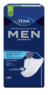 Прокладки урологічні для чоловіків Men Active Fit Level 1, 24 штуки