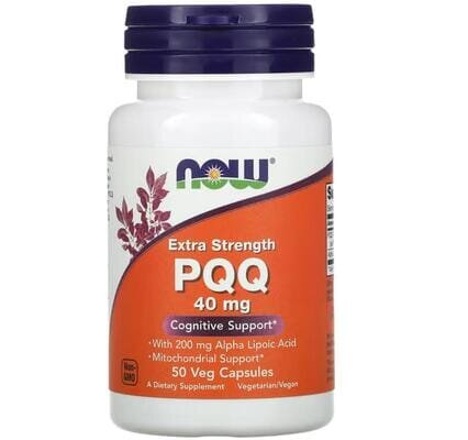 Пірролохінолінхінон NOW PQQ Extra Strength 40 мг вег. капсули №50