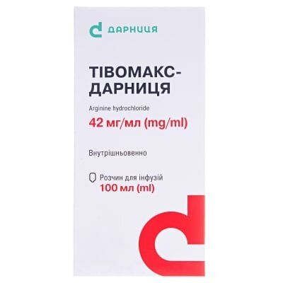 Тівомакс-Дарниця розчин д/інф. 42 мг/мл по 100 мл у флак.