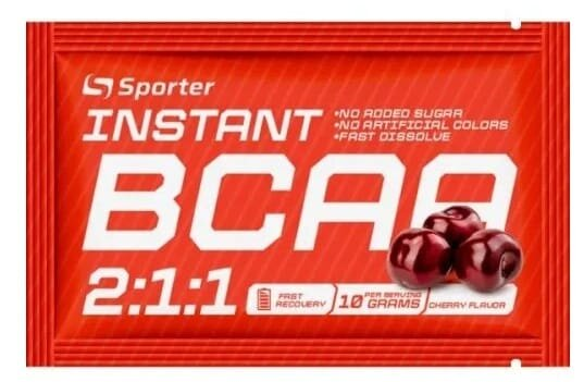 Амінокислоти Sporter BCAA 2:1:1 Instant вишня, 10 г