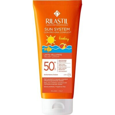 Лосьйон для тіла Rilastil Sun System Baby Оксамитовий сонцезахисний дитячий SPF 50+, 200 мл