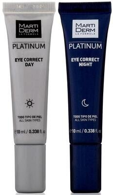 Набір MartiDerm Eye Correct для зони навколо очей (денний крем 10мл + нічний крем 10мл)