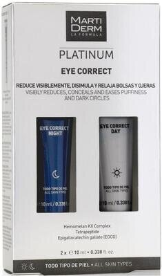 Набір MartiDerm Eye Correct для зони навколо очей (денний крем 10мл + нічний крем 10мл)