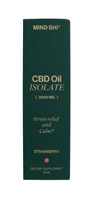 Олія CBD (Канабідіол) Mind Shi Ізолят 3000 мг Полуниця, 10 мл