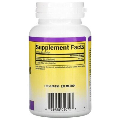Коензим Q10 Natural Factors Coenzyme Q10 100 мг, 120 м'яких желатинових капсул