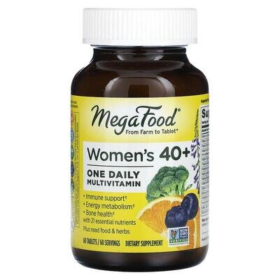 Мультивітаміни для жінок 40+ MegaFood Women Over 40 One Daily, 60 таблеток