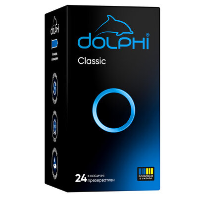 Презервативи Dolphi Classic класичні, 24 штуки