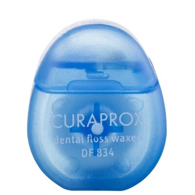 Зубна нитка Curaprox Dental Floss вощена з ароматом м'яти, 5 метрів