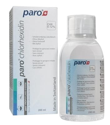 Ополіскувач для порожнини рота Paro Swiss chlorhexidin 0,12%, 200 мл