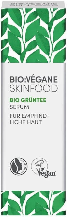 Сироватка для обличчя Bio:Vegane Органічний зелений чай для чутливої шкіри, 30 мл
