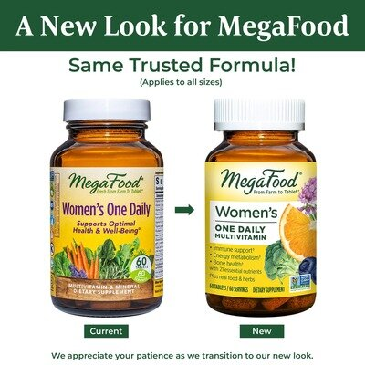 Мультивітаміни для жінок MegaFood Women's One Daily, 30 таблеток