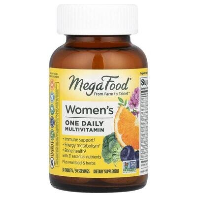 Мультивітаміни для жінок MegaFood Women's One Daily, 30 таблеток