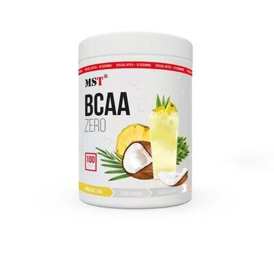 Комплекс амінокислот MST Nutrition BCAA Zero пінаколада, 100 порцій, 600 г