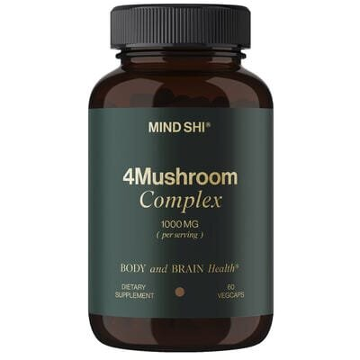 Комплекс 4 грибів Mind Shi 4 Mushroom Complex 1000 мг капсули №60