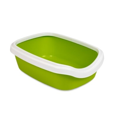 Туалет для кішок Природа PR241737 Comfort М Лайм 41 х 30 х 13,5 см