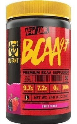 Амінокислота Mutant BCAA 9.7, фруктовий пунш, 348 г