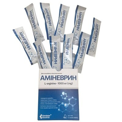 Аміневрин порошок у стіках по 2,5 г №10 в уп.