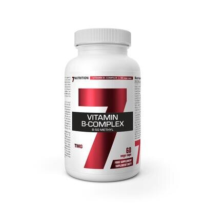 Комплекс вітамінів В 7Nutrition Vitamin B-Complex B-50 Methyl, 60 капсул