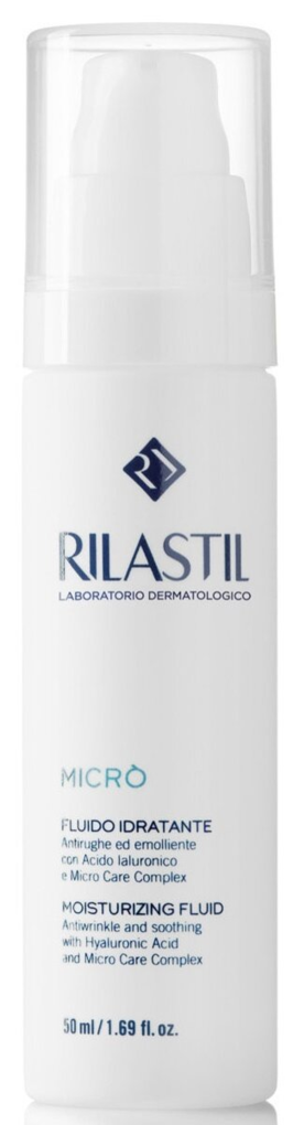 Флюїд для обличчя Rilastil Micro антивіковий зволожуючий для мінімізації перших зморшок, 50 мл
