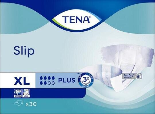 Підгузки для дорослих Tena Slip Plus Extra Large, 30 штук