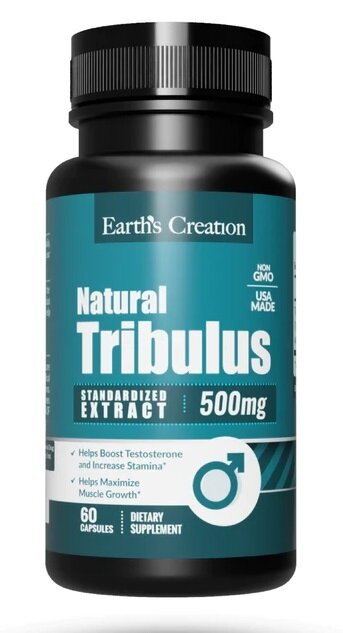 Трибулус Earth's Creation Tribulus, 60 капсул