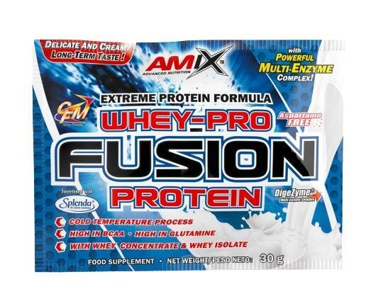 Протеїн Amix Nutrition Whey-Pro FUSION Protein ваніль, 30 г 1/20