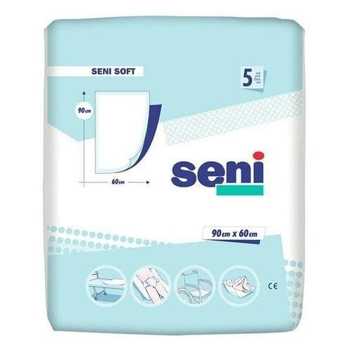 Пелюшки Seni Soft одноразові гігієнічні 90х60 см, 5 шт