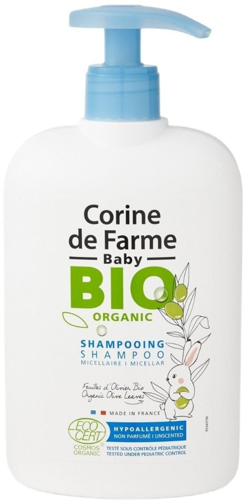 Шампунь Corine de Farme Bio Organic Baby з листям оливи, 500 мл