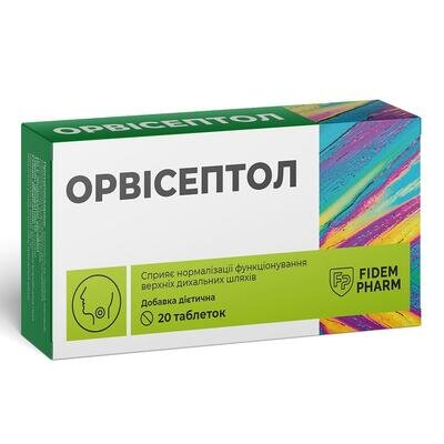 Орвісептол Fidem Pharm таблетки для розсмоктування №30