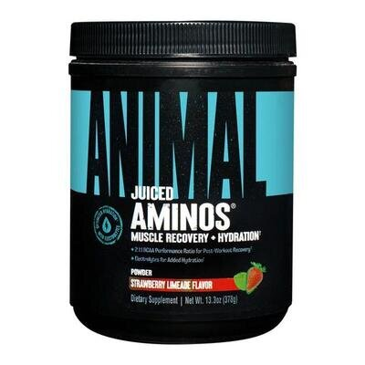 Амінокислота Universal Nutrition Animal Juiced Aminos + Hydration Strawberry Limeade, 384 г