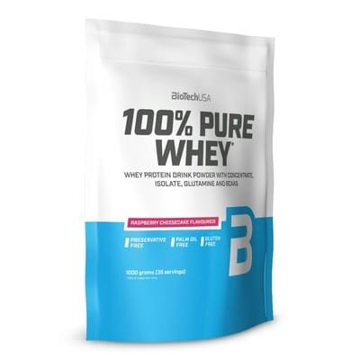 Протеїн Biotech 100% Pure Whey raspberry cheesecake, 1 кг