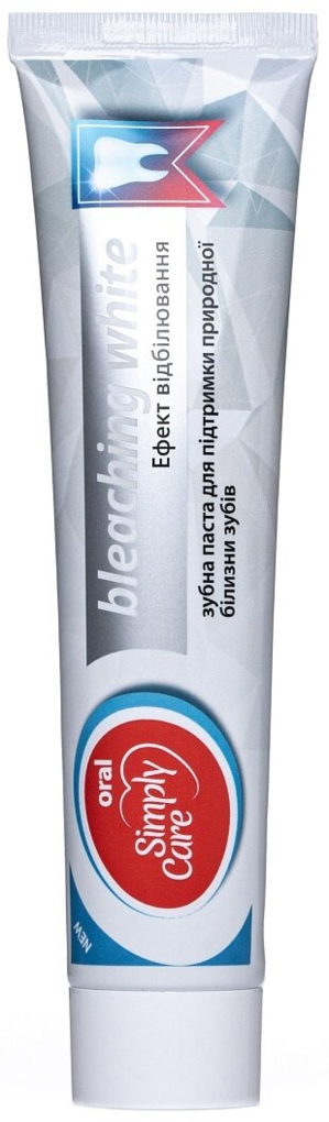 Зубна паста Simply Care Ефект відбілювання, 170 г