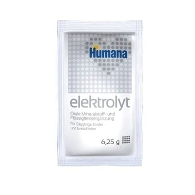 Суміш регідратаційна Humana Elektrolyt з фенхелем для дітей з народження, старших дітей і дорослих, 6.25 г