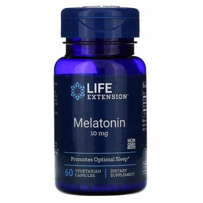 Мелатонін Life Extension Melatonin 10 мг, 60 капсул