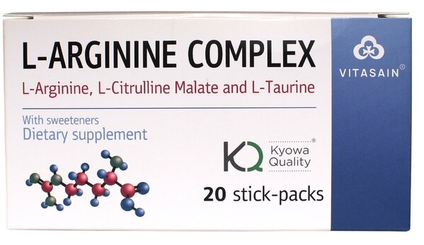 L-аргінін комплекс (L-arginine complex) розчин д/перор. заст. по 20 мл №20 в саше
