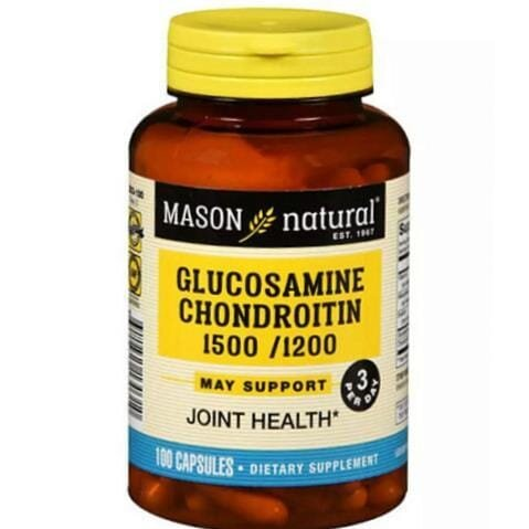 Глюкозамін з хондроїтином Mason Natural Glucosamine Chondroitin, 100 капсул